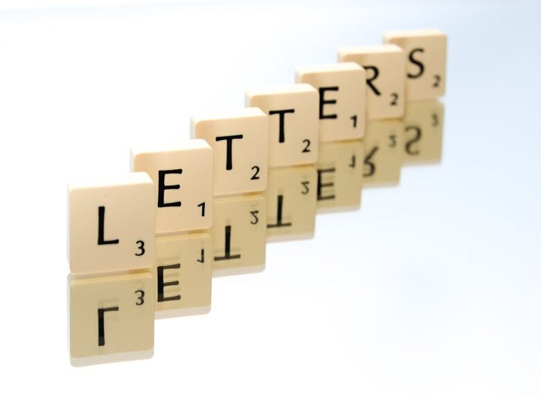 sequence of random letters without spaces